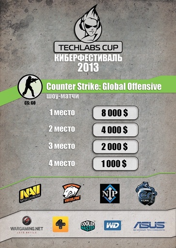 Киберспорт - В России стартует киберфестиваль TECHLABS CUP 2013 Киберспорт - В России стартует киберфестиваль TECHLABS CUP 2013